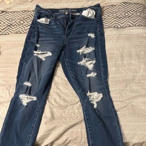 American eagle super high rise jeggings